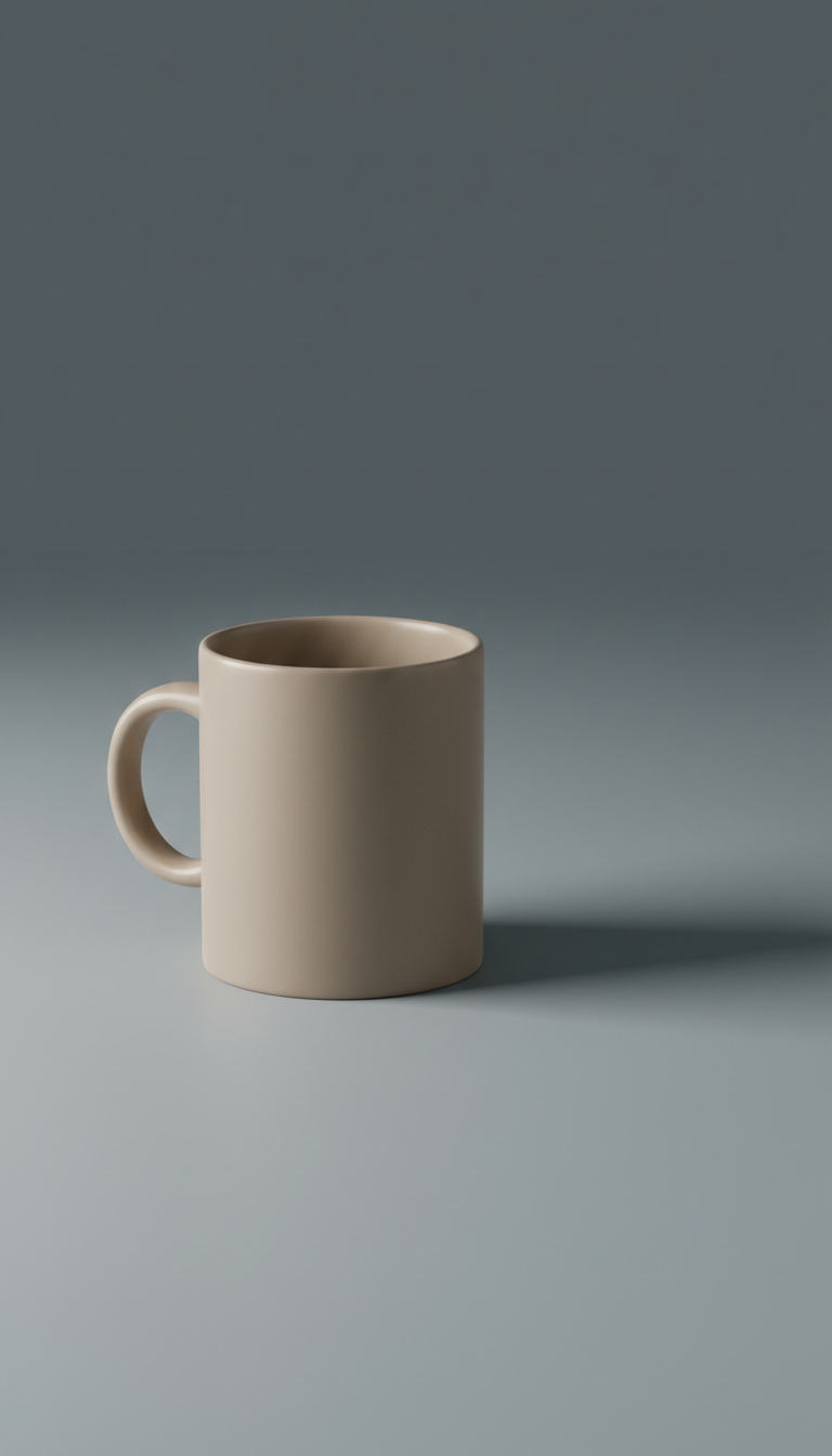 Stone Taupe Ceramic Mug
