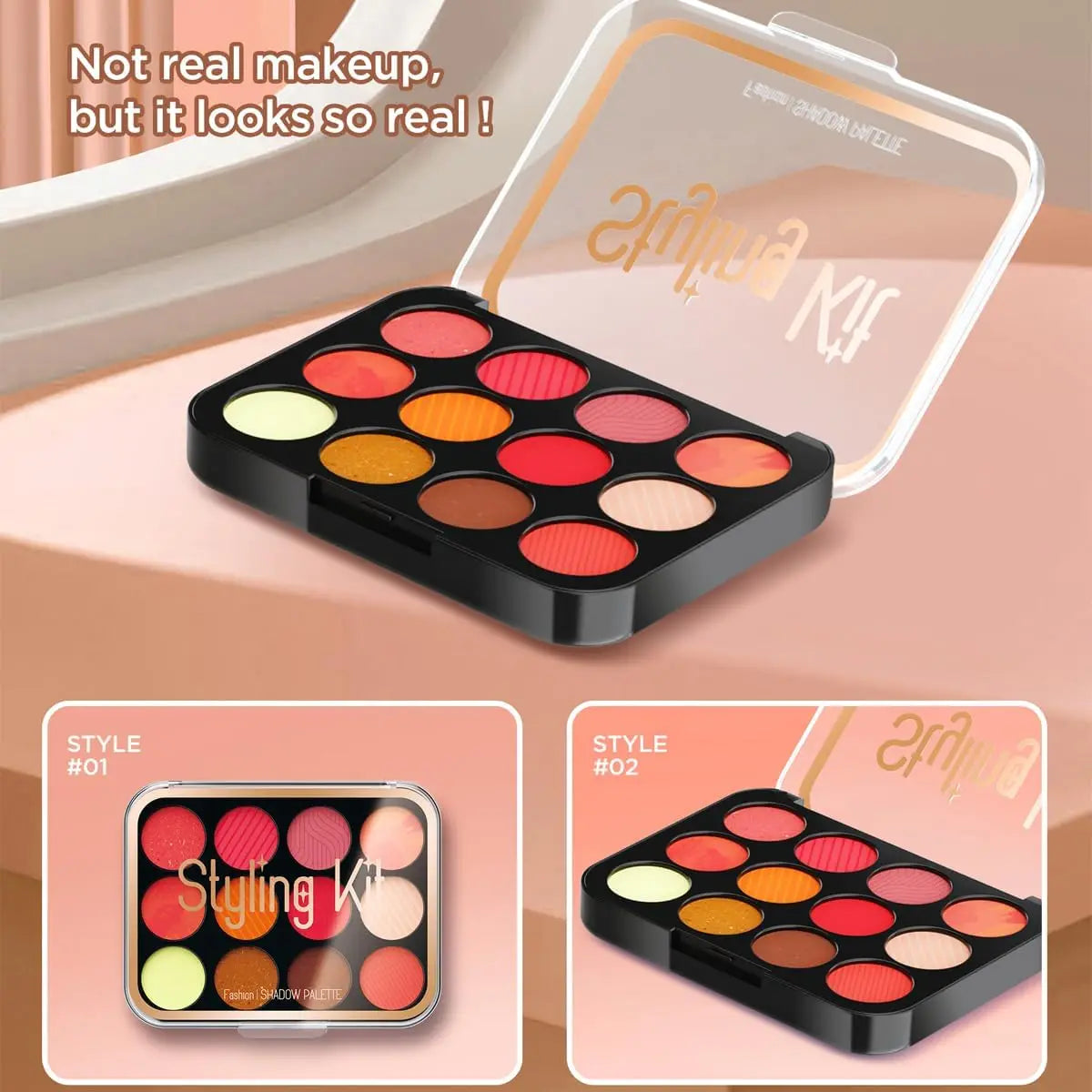 Makeup Kits Play Set, Party Pretend Makeup Toys for Girls Gifts 3+ Years Old (Not Contains Real Cosmetics)