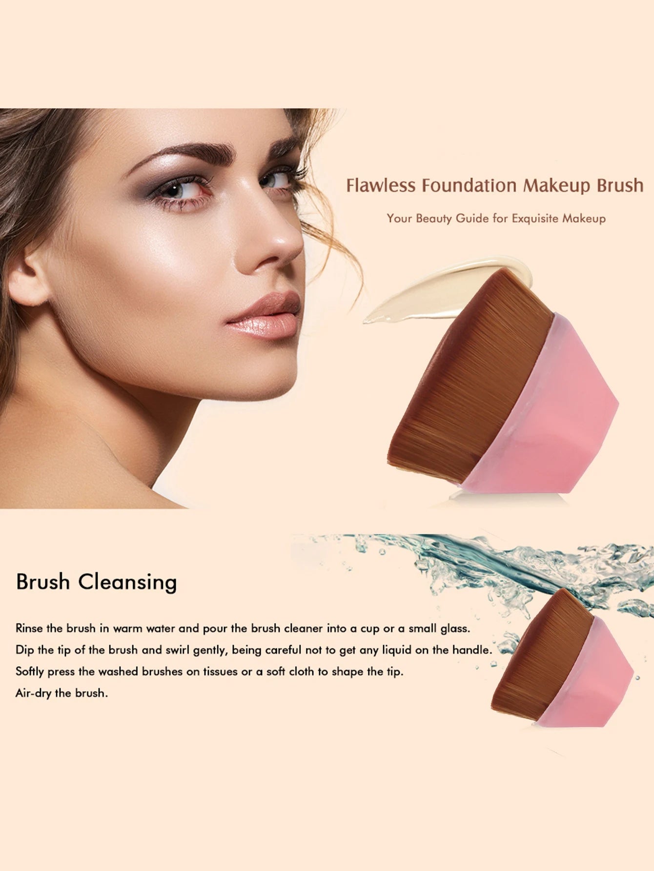 Makeup Brush Brushes for Body Foundation Makeup for Tan Makeup Brushes Cosmetic Pretty Tools Blush Powder Brushes