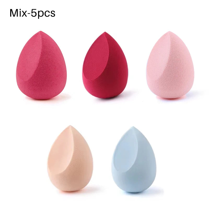 20/5/1pcs Makeup Sponge Concealer Smooth Cosmetic Powder Puff Cut Shape Foundation Water Drop Bevel Make Up Blender Tools