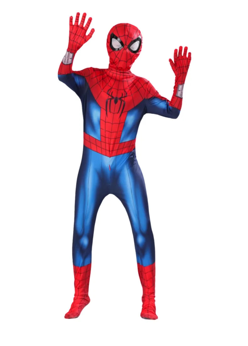 Miles Morales Full Zentai Cosplay Suit Spider Theme Outfit Halloween Party Costume Collectible Holiday Gift For Cos Fans