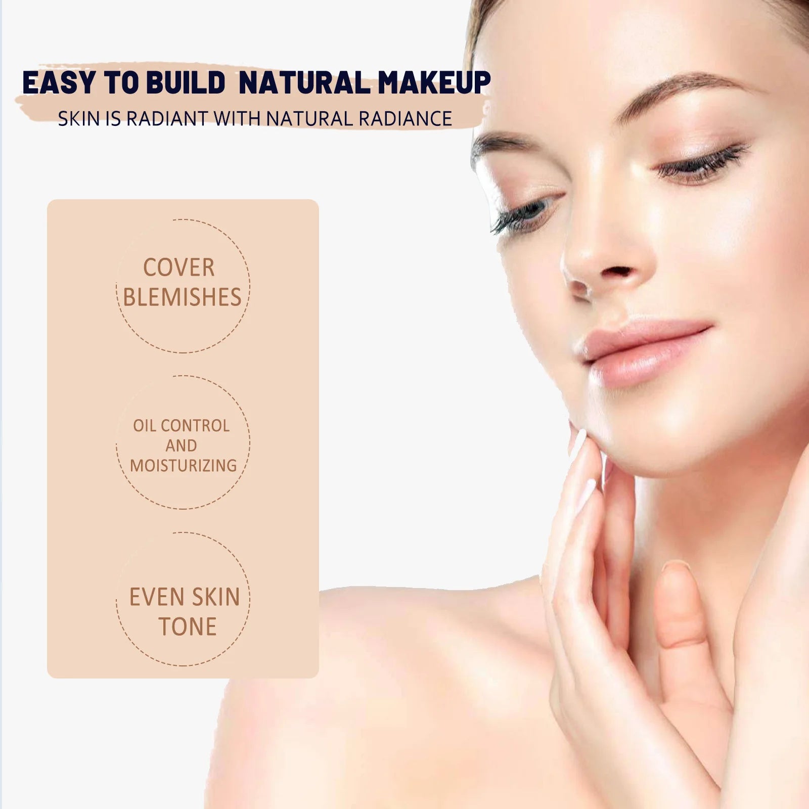 Moisturize Skin Before Makeup, Concealer Skin, Brighten Skin, Soften Skin, and Isolate Foundation Make-up Before Makeup