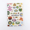 Girlhood Sticker Book, Fruity Icons & Pastel Letters Tickets DIY Scrapbooking Journaling Handbook Decoration