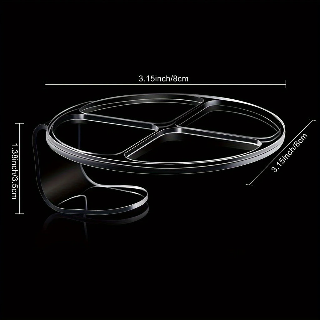 Hand Makeup Mixing Palette Makeup Hand-Held Palette Nail Art Manicure Palette Clear Makeup Palette For Mixing Foundation