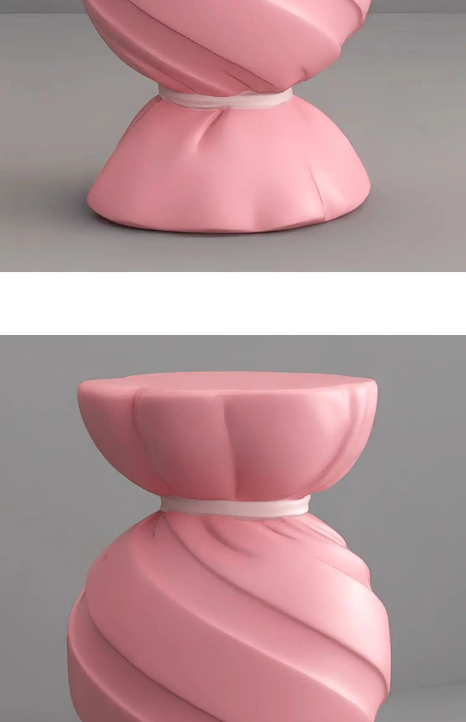 Pink Candy Storage Cabinet Living Room TV Stand Sofa Side Table Stylish Home Decor Housewarming Gift