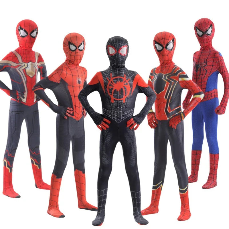 Miles Morales Full Zentai Cosplay Suit Spider Theme Outfit Halloween Party Costume Collectible Holiday Gift For Cos Fans
