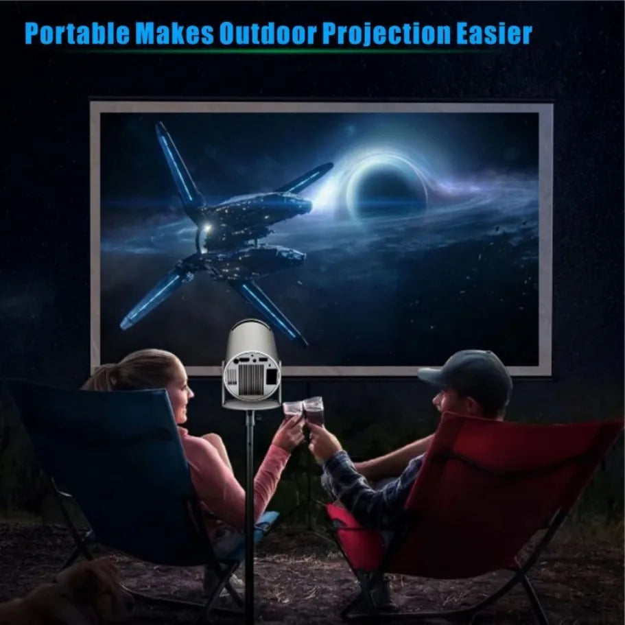 HY300 pro mini Smart Projector 4K Android 11 Dual Wifi6 200 ANSI Allwinner H713 BT5.0 1080P 1980*1080P Home Cinema Outdoor